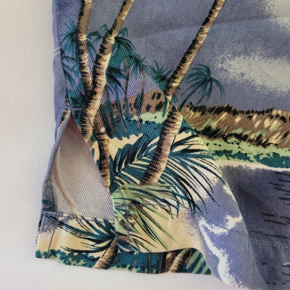 Tommy Bahama XXL Mens 100% Silk Short Sleeve Button Up Shirt - Picture 6 of 12